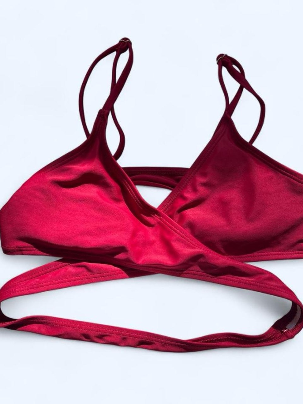 Kids Swim Bikini top - Red